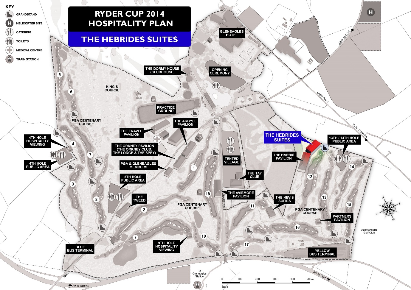 The Ryder Cup Map